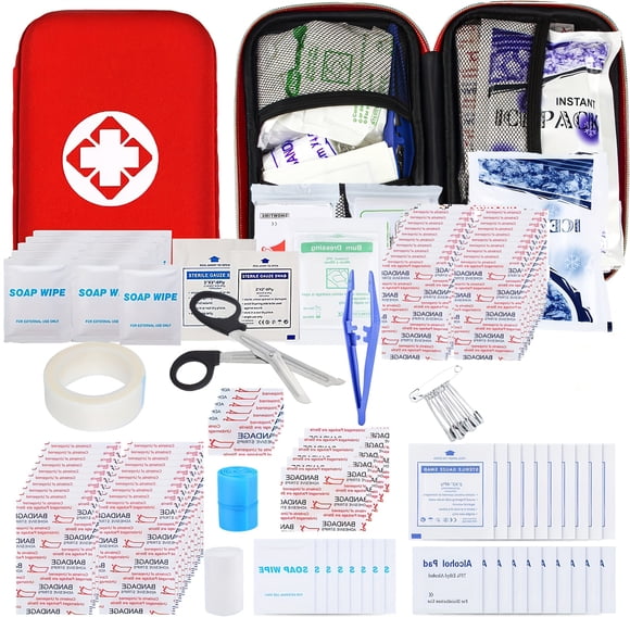 275pcs Travel First Aid Kits For Car Emergency Preparedness Items Urgent Accident Essentials Kit Survival Gear Equipment Sports First Aid Kit For College Dorm Student, Home, Boat