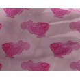 thumbnail image 4 of oneOone Georgette Viscose Fabric Fish Block Print Sewing Fabric BTY 42 Inch Wide, 4 of 4