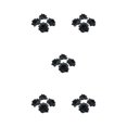 thumbnail image 3 of Decodeary 50pieces Low Maintenance Soft Texture Fabric For Albums And Decorations Realistic Appearance Fiber Wide Application Black 4.5cm 5Set, 3 of 6
