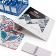 thumbnail image 3 of Moustache PVC 3-Hole View Binder, Letter Size, White - 2" D/3" D, 3 of 6