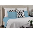 thumbnail image 5 of Comfy Bamboo World Series 90gsm 4pc Microfiber Bedsheets Sheet Set, King Size Bed, Blue, 5 of 5