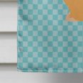 thumbnail image 4 of Carolines Treasures BB8142CHF Holland Lop Rabbit Blue Check Canvas House Flag, 4 of 4