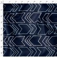 thumbnail image 4 of Soimoi Blue Velvet Fabric Arrow Symbol Printed Fabric 1 Yard 58 Inch Wide, 4 of 5