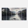 thumbnail image 2 of Design Art - Mountain River with Fog and Rain, 2 of 3