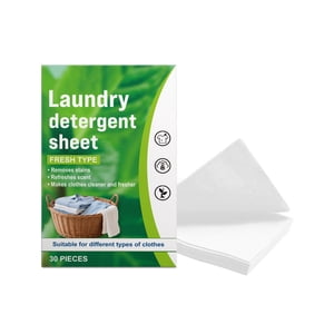 Vwrxbz Clothing Cleaning Tablets - Highly Efficient Concentrated Laundry Detergent Sheets, Dissolve Quickly for Travel & Home