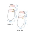 thumbnail image 2 of String Mittens Kids Girl Wool Gloves Young Girl Gloves Winter Warm Kid Mitten Boy Children Gloves Girls Boys Cartoon Rabbit Mittens Winter Warm Thick Windproof Ski Gloves, 2 of 3