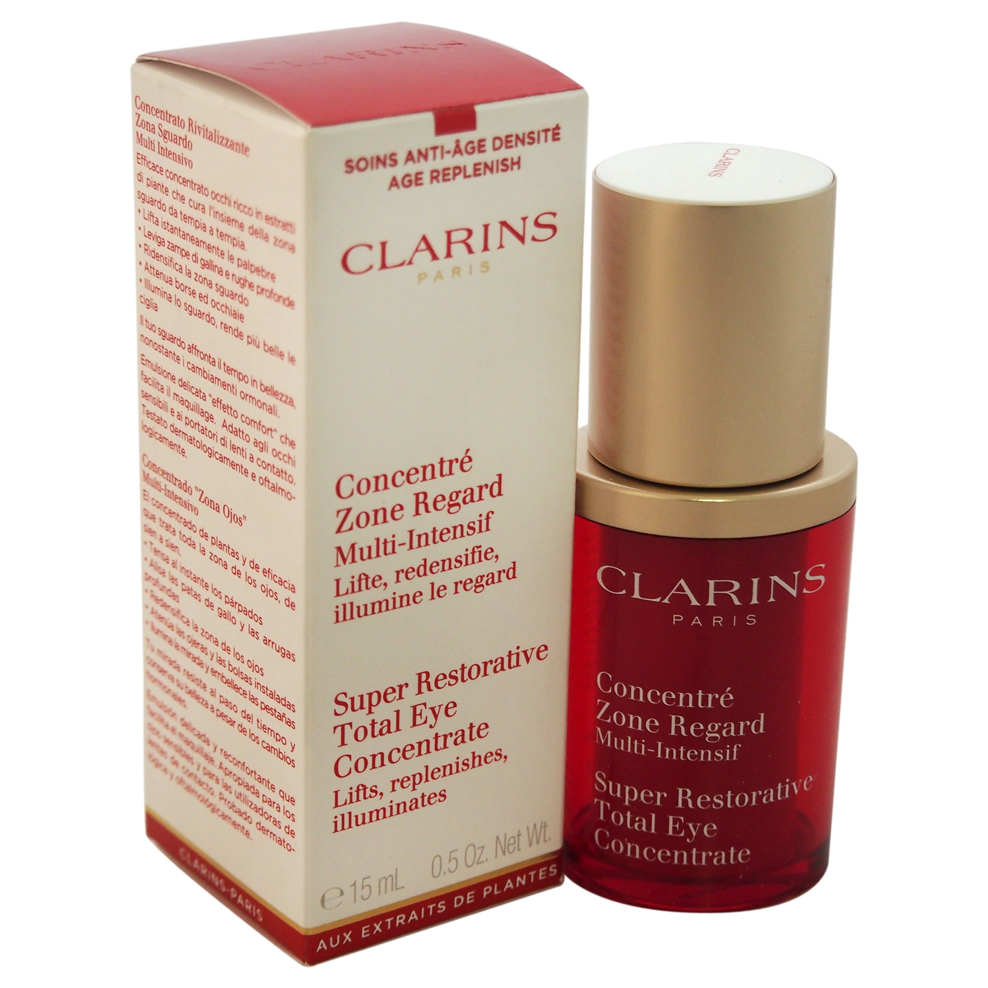 Super Restorative Total Eye Concentrate by Clarins for Unisex - 0.53 oz Treatment