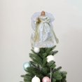 thumbnail image 4 of Angel Treetop 12inch 30cm Delicate Christmas Ornament Decoration Christmas Tree Gold, 4 of 8