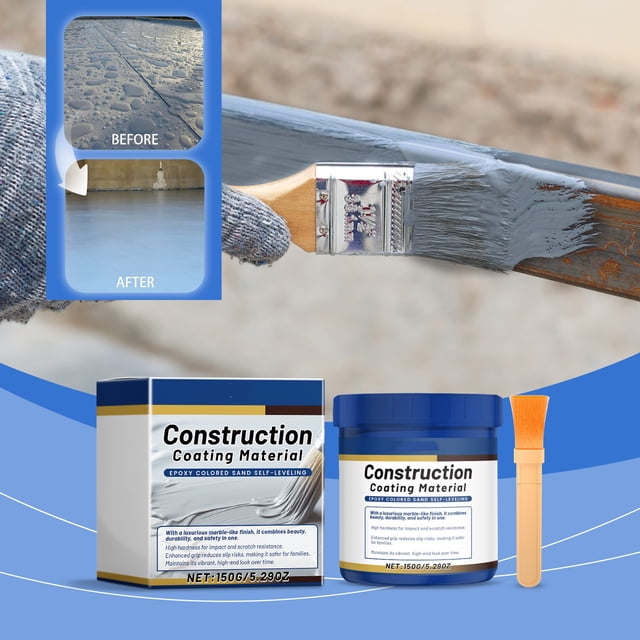 Vaidha Rust-Resistant Epoxy Floor Paint | 150g Kit with Brush | Strong Adhesion, Waterproof & Wear-Resistant Coating for Durable Protection