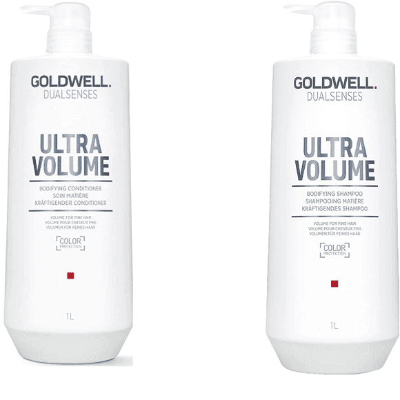 Goldwell Dualsenses Ultra Volume Bodifying Shampoo And Conditioner Combo 1000ml