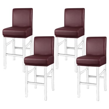 Unique Bargains Housses Imperméables pour Tabourets de Bar, Housses pour Chaises Latérales de Comptoir