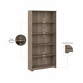 thumbnail image 3 of Bush Furniture Cabot Tall 5 Shelf Bookcase in Ash Gray, 3 of 6
