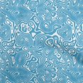 thumbnail image 1 of oneOone Tissu en Viscose Chiffon Bleu Clair Tissu de Robe en Moire Tissu Imprimé au Mètre 42 Pouces de Large, 1 of 4