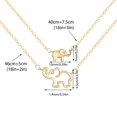 thumbnail image 3 of SIfdSeng Mother Daughter Necklace Set Rhinestone Necklace Big Elephant Little Elephant Rhinestone Necklace Suit to My Daughter to My Mom, 3 of 9