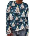 thumbnail image 2 of Wiyuqeen Chandails Laids pour Femmes Chandails de Noël d'Automne Manches Longues Col Rond Chandails de Fête de Noël Chandail Tricoté Vintage pour les Fêtes, 2 of 5