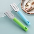thumbnail image 5 of Binwennn Fish Scale Remover Fish Brush Stainless Steel Handle Fish Scraping Scale Shaver Fish Tool For Chef And Home Fish Cleaning Seafood Tools Cooking Utensils Holder for Counter Spurtle Wooden, 5 of 5