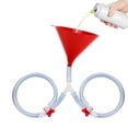 thumbnail image 1 of bedienty Sealing Valve Beer Bong Funnel Party Companion Spring Break Double tube, 1 of 6