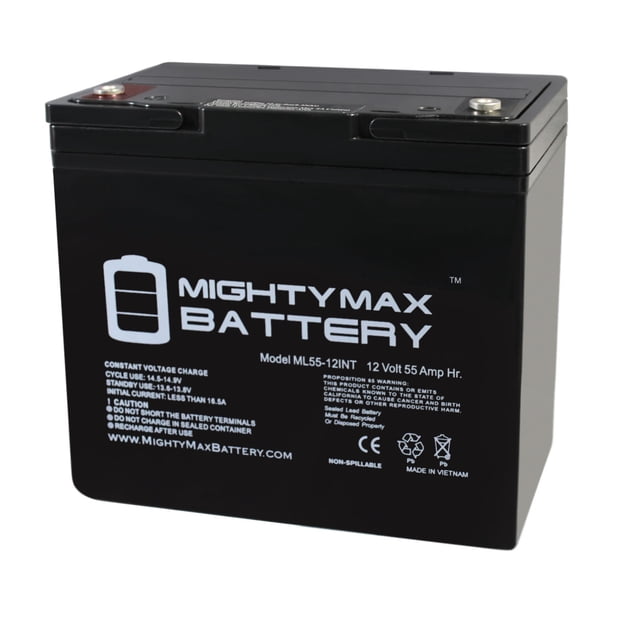 Batterie à Filetage Interne SLA 12 Volts 55 AH