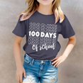 thumbnail image 2 of TZEWGL Chemise Décontractée pour Enfant Mignonne Imprimée Graphique Col Rond Manches Courtes Vêtements pour Filles Garçons Taille 10-11T, 2 of 4