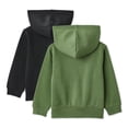 thumbnail image 2 of George Toddlers' Gender Inclusive Full Zip Hoodie 2-Pack, 2 of 2