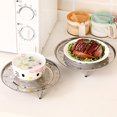 thumbnail image 3 of Cheers Stainless Steel Steamer Rack Insert Stock Pot Steaming Tray Stand Cookware, 3 of 7