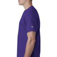thumbnail image 3 of Champion Mens Basic Tee, S, Purple, 3 of 4