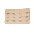 thumbnail image 1 of Langgg Rallonge de Bretelle Rallonges de Soutien-Gorge Boucle 4 Crochets Respirant Accessoires Pratiques Réglable Remplacement 3 Rangées sous-Vêtements Chair Dorée Claire, 1 of 5