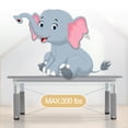 thumbnail image 3 of BeesClover Kids Table and 6 Chairs Set, Height Adjustable Arts & Crafts Table with Graffiti Desktop, Non-Slip Legs,Ideal for Ages 2-10, Children's Multi-Activity for Classrooms, Daycares,Home, 3 of 8