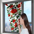 thumbnail image 4 of Rainbow Floral Static Cling Window Film Removable Decal for Glass Door Privacy No Botanical Design, 4 of 5