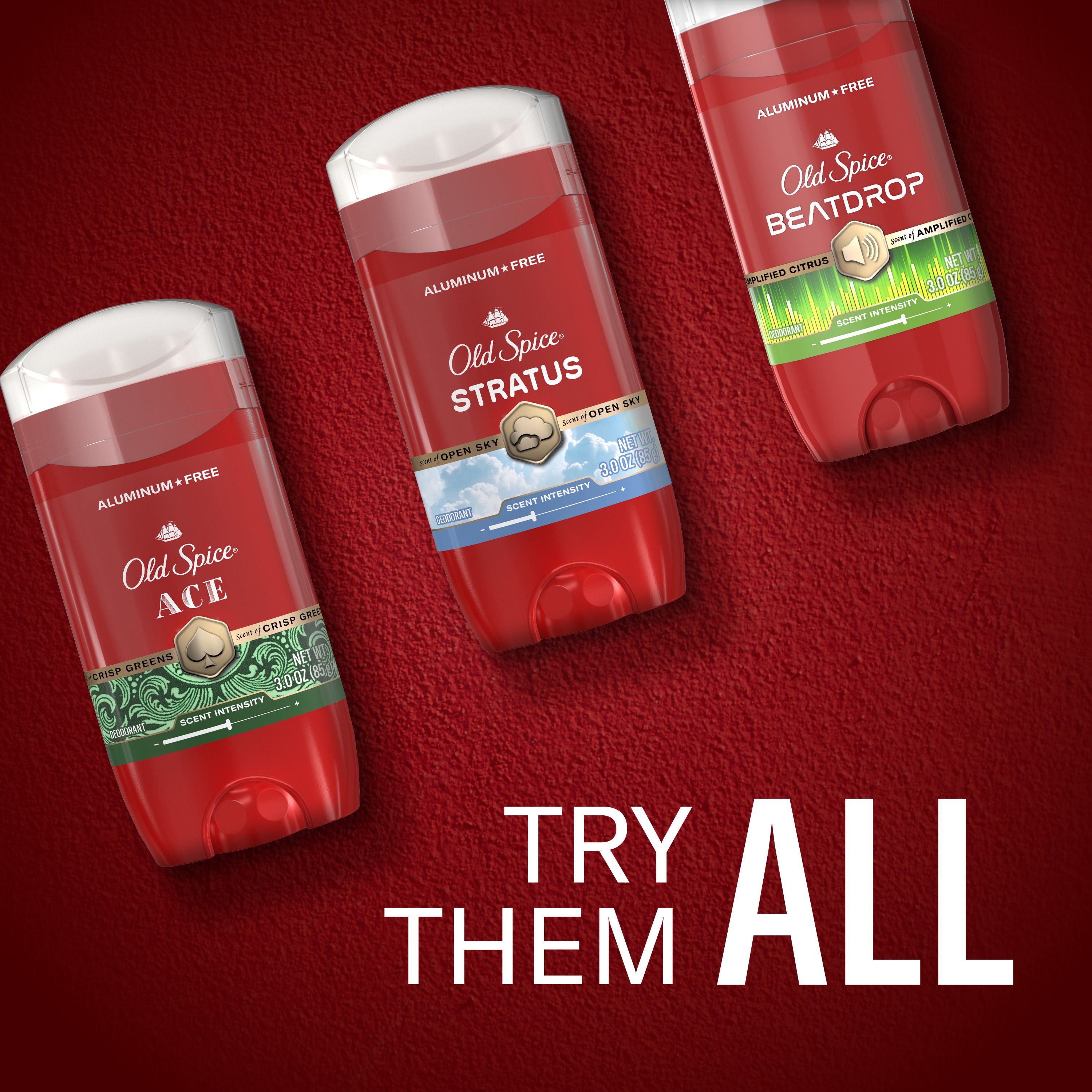 Old Spice Collection Rouge – Désodorisant Ace – 85 g
