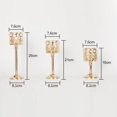 thumbnail image 4 of Langgg European Style Crystal Candle Holder Candlesticks for Dinner Wedding Party S, 4 of 6