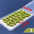 thumbnail image 3 of ZheElen 25x Simulation Cluster Grass for Train Scenery Decor Accessory Yellow Green 6mm 1Set, 3 of 6