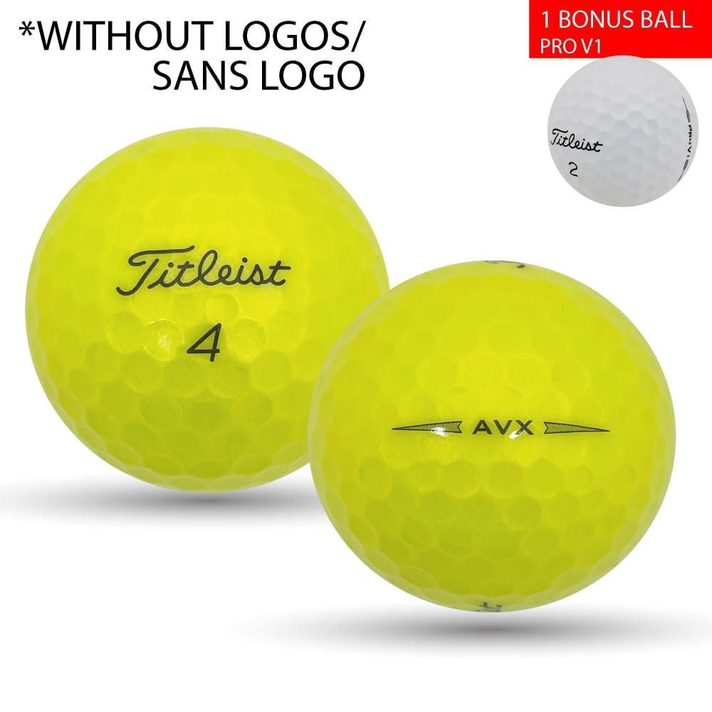 Mulligan - 60 Titleist AVX 5A Pristine 1 Bonus Pro V1 5A Recycled Used Golf Balls, Yellow