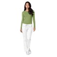 thumbnail image 4 of A ADAR T-Shirt de sous-Couche à Manches Longues pour Femme, Coupe Classique, Feuille de Printemps, TG, 4 of 7