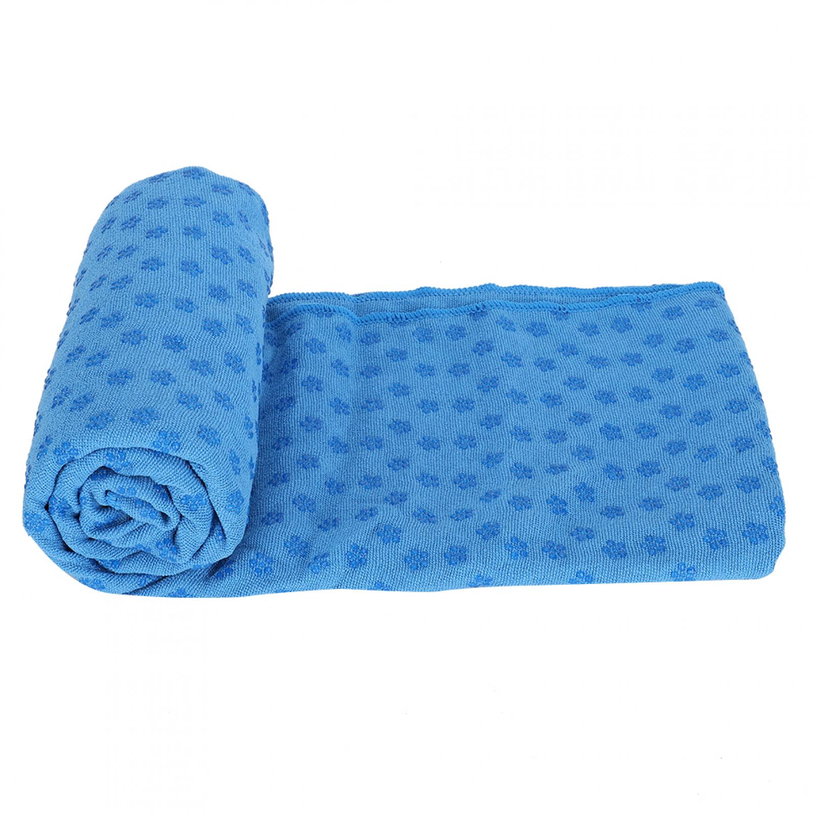 Practical 72.0 X 24.8in Yoga Mat Cover Anti-Slip Yoga Mat Blanket Bedroom For Livingroom  Sky Blue