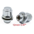 thumbnail image 4 of Unique Bargains 20pcs M12 X 1.25 Iron Zinc Plated Racing Wheel Lug Nuts Tire Rim Screw for Car, 4 of 5
