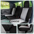 thumbnail image 4 of For 2022 – 2024 Dodge RAM 1500 FH Group Neoprene Waterproof Custom Fit Car Seat Covers  - Rear Gray, 4 of 5
