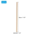 thumbnail image 2 of Unique Bargains 1/4 x 12 Inch Dowel Rods Wood Sticks Unfinished Wooden Dowel Rods Round Dowels Sticks 25 Pcs, 2 of 6