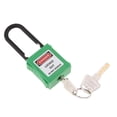 thumbnail image 1 of ziyahi PL38-KD 38 mm Cadenas de Sécurité Courbé PVC Vert, 1 of 8