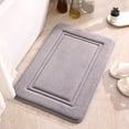 thumbnail image 1 of Dvkptbk Bathroom Rug Blanket Thick Striped Foam Bath Rugs Soft Absorbent Velvet Bathroom Mats Non-Slip Bottom Machine Washable Bathmat Carpet Rug Room Decoration for Wash Floor Bathroom Accessories, 1 of 8