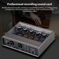 thumbnail image 2 of Professional 16-bit/48kHz XLR Audio Interface with DSP Reverb & 48V Phantom Power - USB Plug-and-Play Sound Card for Studio Recording, Karaoke, Podcasts, Streaming on PC & Mobile - Q16, 2 of 6