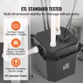 thumbnail image 2 of KFFKFF Utility Sink Pump Laundry Sink Drain Pump System 1/2 HP 3500 GPH 28ft Head, 2 of 9