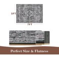 thumbnail image 2 of -Runner Rug X Rugs for Living Room- Machine Washable Rug-Soft Living Room Rug-Vintage Non Slip Carpet-Rugs for Bedrooms Dining Office, 2 of 7