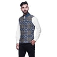 thumbnail image 2 of Atasi Damask Printed Wedding Jackets For Men Nehru Jacket Waist Coat For Wedding & Festive Season-X-Large, 2 of 4