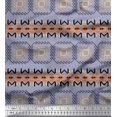 thumbnail image 1 of Soimoi Poly Georgette Fabric Geometric African Decor Fabric Printed Yard 42 Inch Wide, 1 of 3