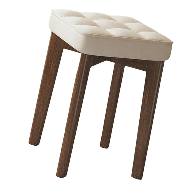 DOLITY Tabouret de Bar en Bois Sans Dossier Élégant Polyvalent pour Salon Café Extérieur