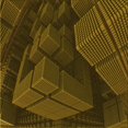 thumbnail image 1 of Ahgly Company Tapis d'Intérieur Lavable en Machine Carré Transitionnel Noir Brun, 8 Pieds Carré, 1 of 7