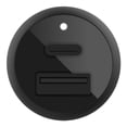 thumbnail image 2 of Belkin Boostcharge Car Charger Dual Power Delivery with PPS 37W Black, 2 of 9
