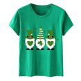 thumbnail image 4 of QIPOPIQ T-Shirts à Manches Courtes pour Femmes à Col Rond T-Shirts de la Saint-Patrick T-Shirt Shamrock T-Shirt Vert T-Shirt T-Shirts de la Saint-Patrick Tee Hauts Imprimés T-Shirts des Fêtes T-Shirts Graphiques Aubaines, 4 of 4