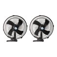 thumbnail image 1 of 2X 10 Inch 12V Car Electric Fan Adjustable Speed Oscillating Cooling Fans with Clip for Home Travel Car Truck, 1 of 8